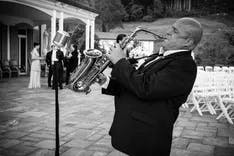 Wedding Man mit Saxophon