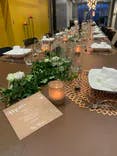 Tischdekoration für ein Hochzeit durch das Kreuz Egerkingen Catering