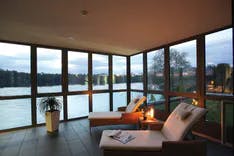 Suite mit Blick auf den Rhein im Park-Hotel am Rhein