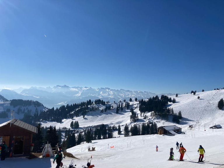 Photo by Hotel Rigi Kaltbad on March 05, 2022. May be an image of nature, ski slope and mountain.