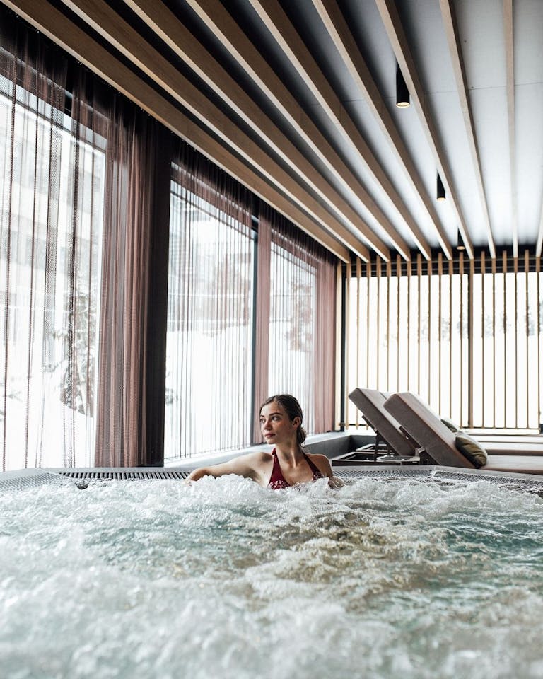 Photo by Hard Rock Hotel Davos in Hard Rock Hotel Davos. May be an image of 1 person and pool.