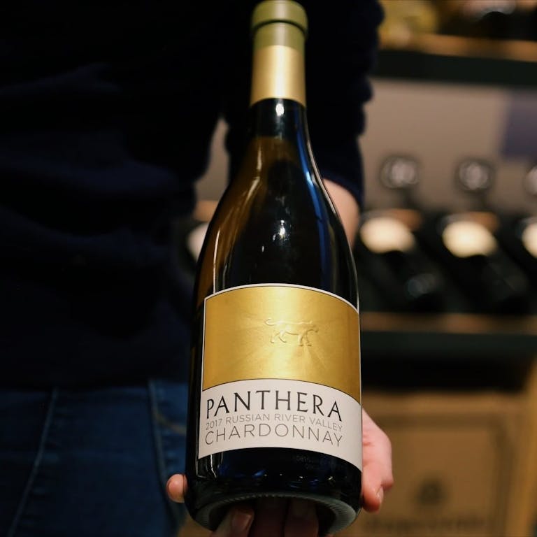Photo by Landolt Weine AG on October 26, 2022. May be an image of bottle and text that says 'PANTHERA RUSSIAN RIVER CHARDONNAY'.