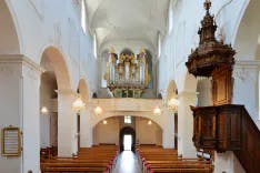 Empore mit Orgel in der Stiftskirche