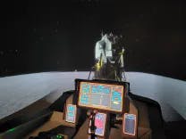 Spacesimulator mit Bildschirm