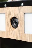 Kamera einer Fotobox aus Holz
